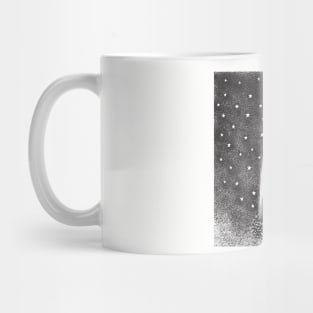 Starry Night Sky Black Mug